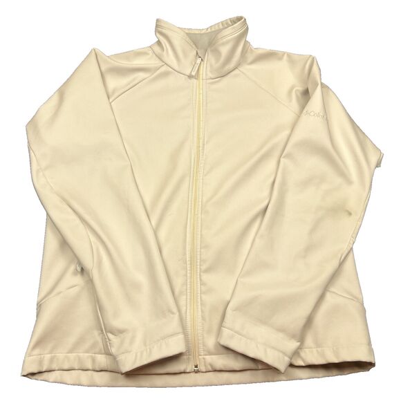 Columbia Sportswear Jacket Womens XL White Full Zip Polyester - Picture 1 of 11